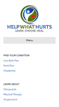 Mobile Screenshot of helpwhathurts.com